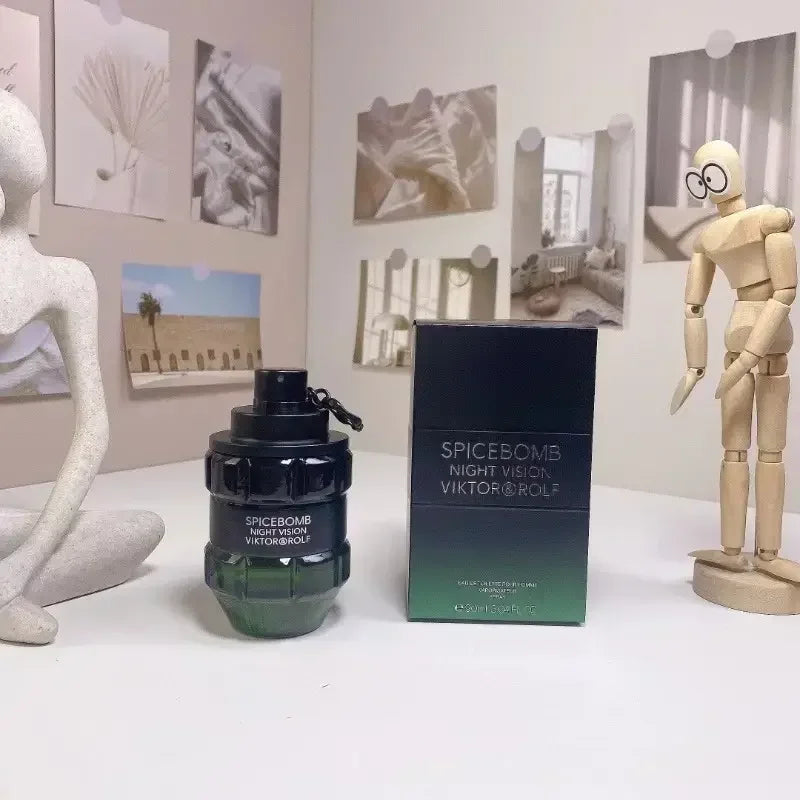 Viktor&Rolf Inspired Perfume,Spicy Oriental & Tobacco Vanilla Fragrance,Long Lasting Intense Scent in Grenade Bottle for Men