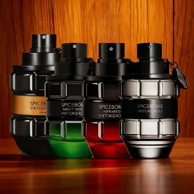 Viktor&Rolf Inspired Perfume,Spicy Oriental & Tobacco Vanilla Fragrance,Long Lasting Intense Scent in Grenade Bottle for Men