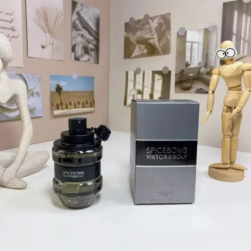Viktor&Rolf Inspired Perfume,Spicy Oriental & Tobacco Vanilla Fragrance,Long Lasting Intense Scent in Grenade Bottle for Men