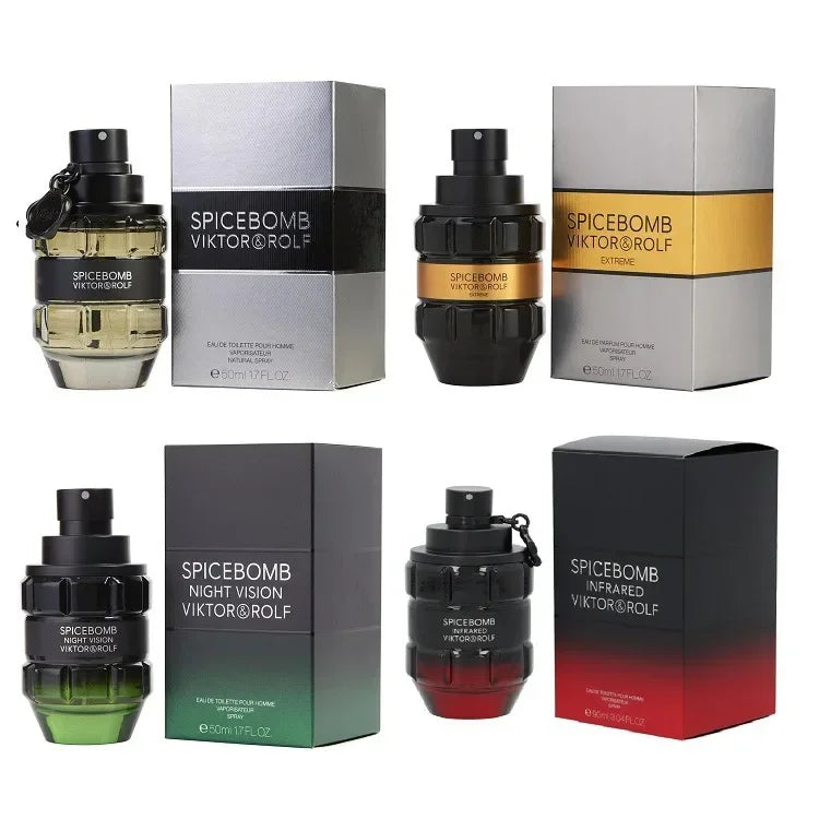 Viktor&Rolf Inspired Perfume,Spicy Oriental & Tobacco Vanilla Fragrance,Long Lasting Intense Scent in Grenade Bottle for Men