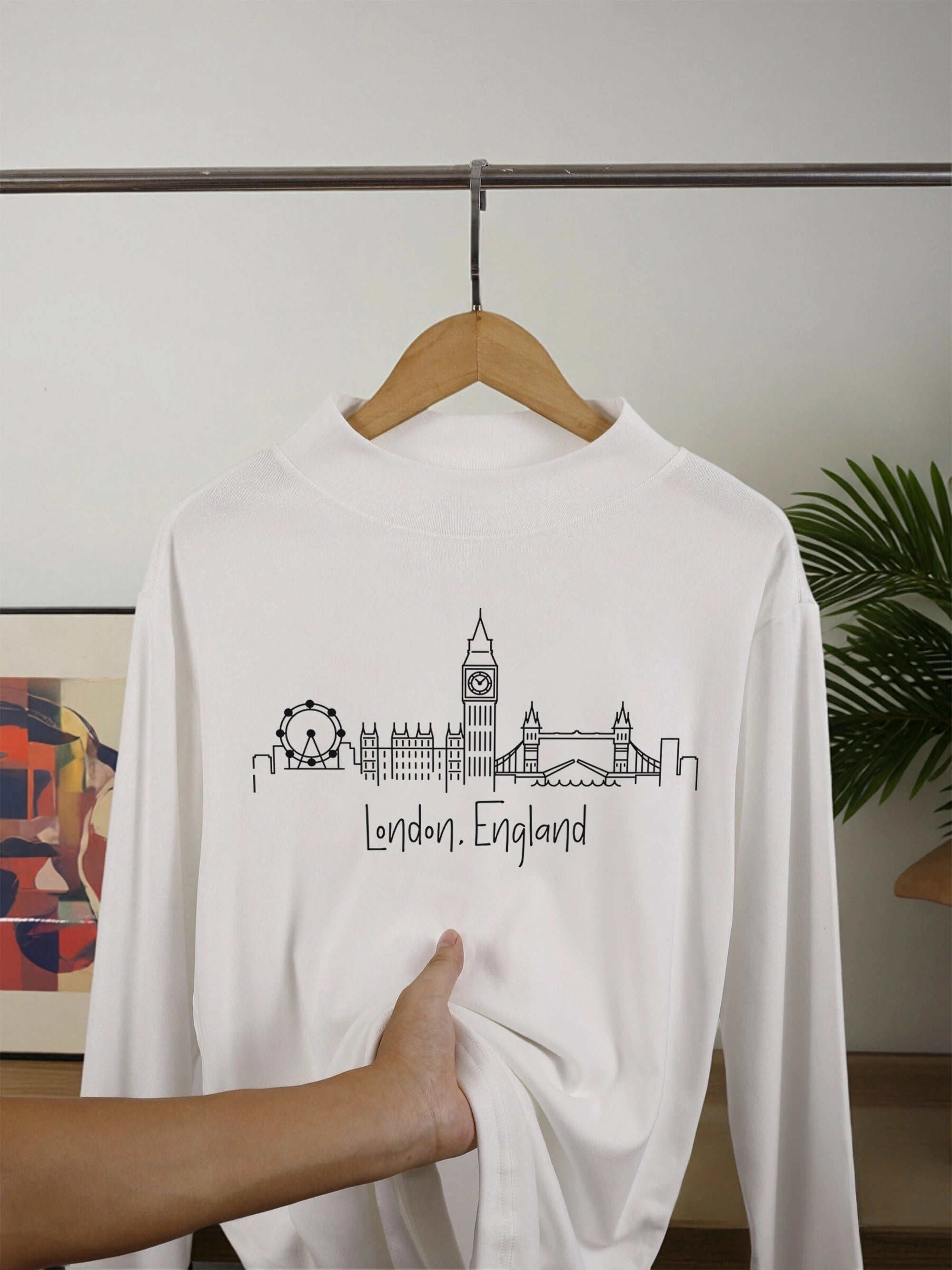 Napapijri Letter Creativity Print New Thicken Men Pullovers Comfy Warm Shirt Casual Street Long Sleeve Fit Basic Inner Wear