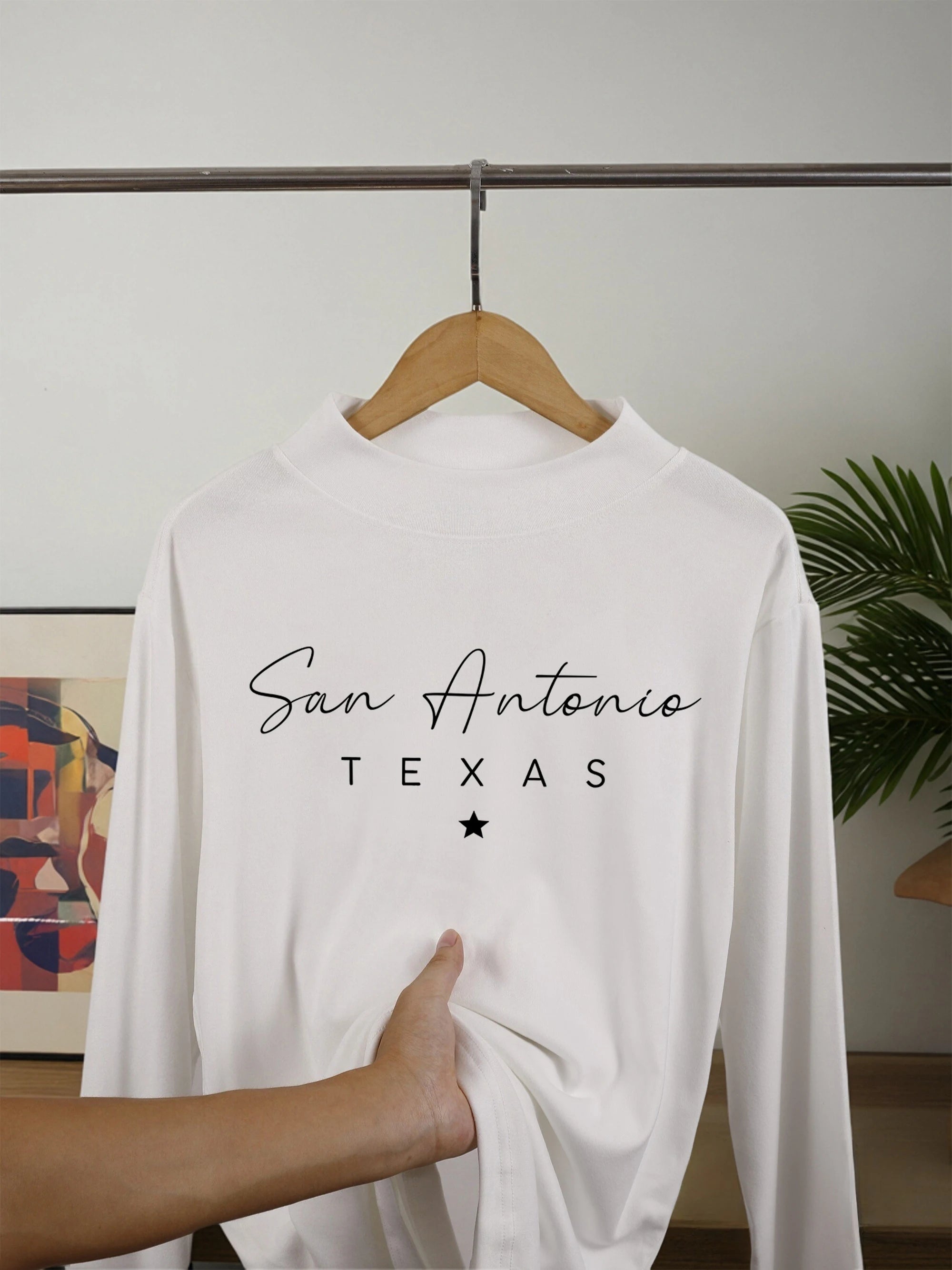 Napapijri Letter Creativity Print New Thicken Men Pullovers Comfy Warm Shirt Casual Street Long Sleeve Fit Basic Inner Wear