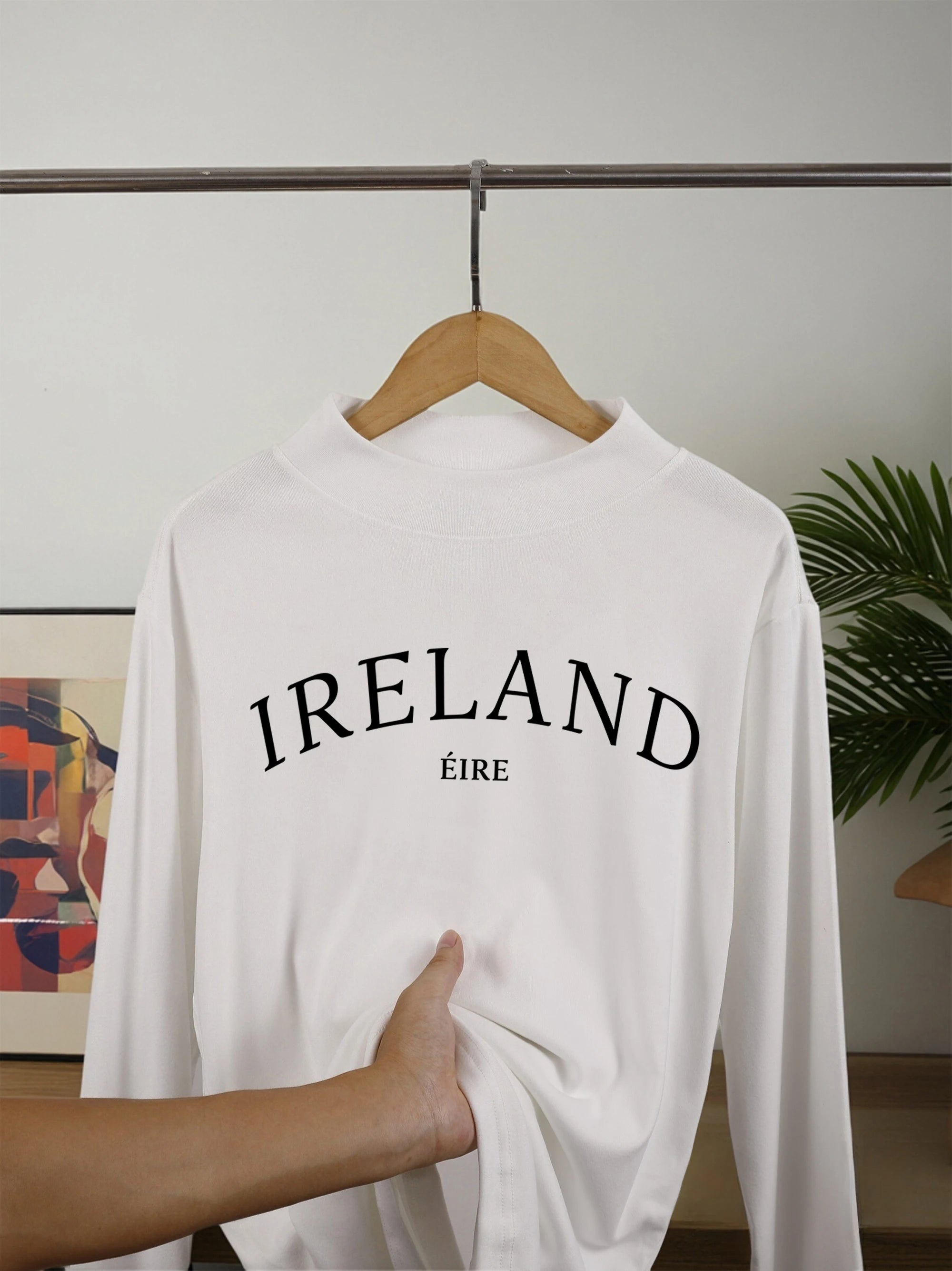 Napapijri Letter Creativity Print New Thicken Men Pullovers Comfy Warm Shirt Casual Street Long Sleeve Fit Basic Inner Wear