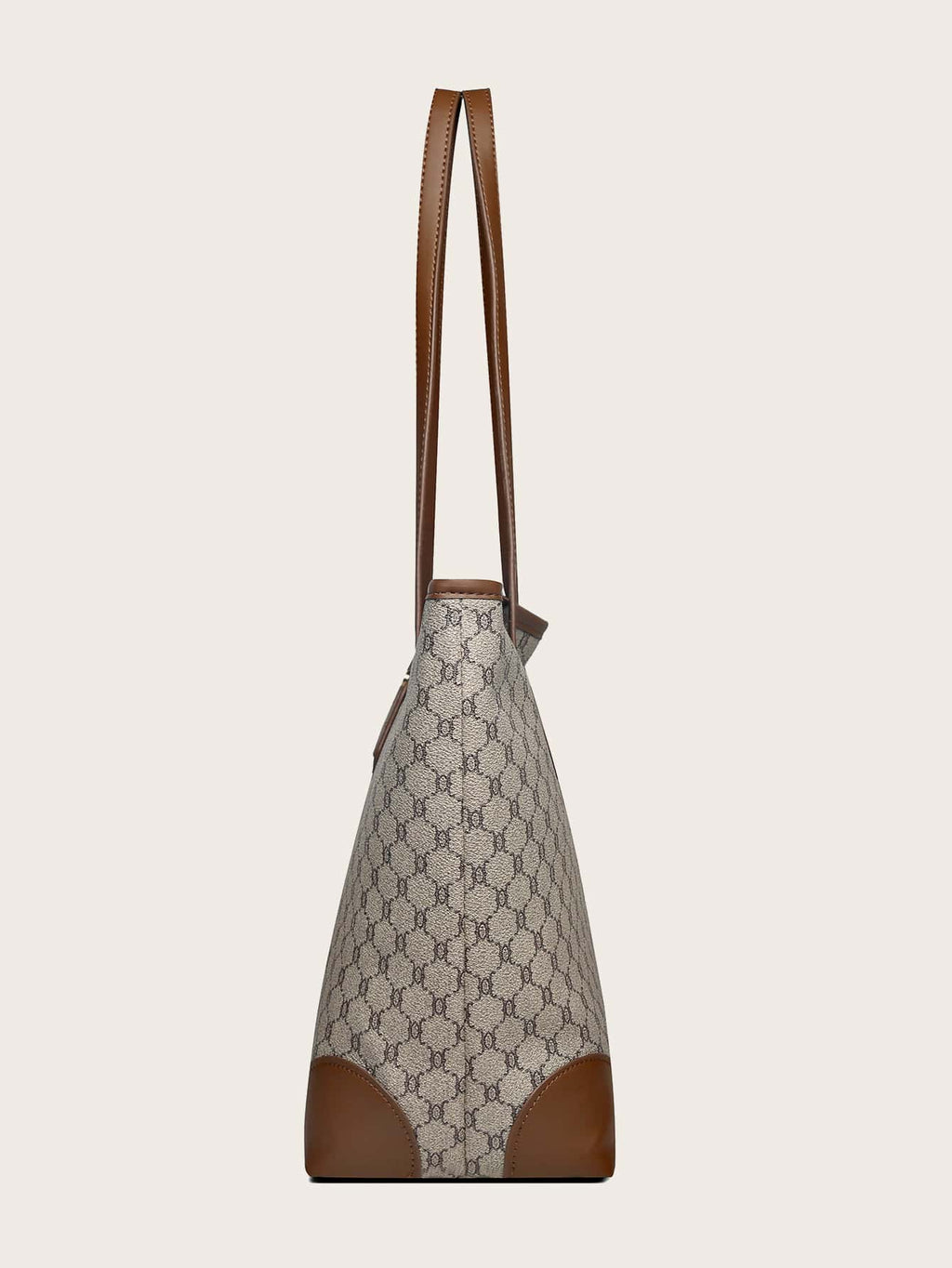 Geometric Pattern Shoulder Tote Bag, Old Money Style Women Bag